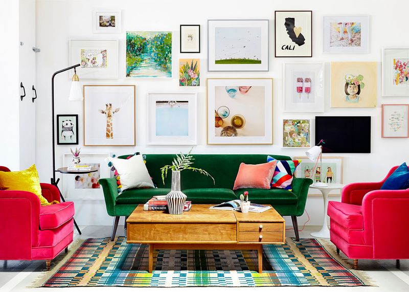 These Are The 22 Things Designers Say You Should Never Put In A Small Living Room - Decor Hint Overly Ornate Picture Frames Creating Visual Weight