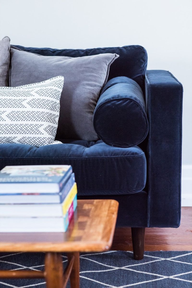 Brooklyn Style Alert 7 Decor Pieces On Their Way Out In 2026 And 7 That Should've Gone Last Year - Decor Hint Overstuffed Velvet Sofas (Gone Last Year)