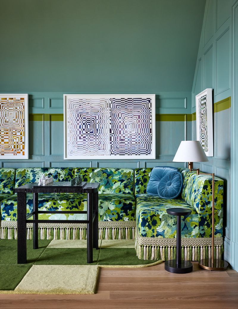 11 Interiors That Make A Case For The Blue & Green Color Combo - Decor Hint Cobalt + Emerald Decor