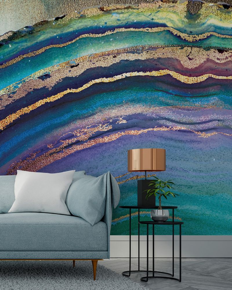 11 Living Room Trends That Will Define 2025 And A Few That Are Fading - Decor Hint Bold Accent Walls and Murals
