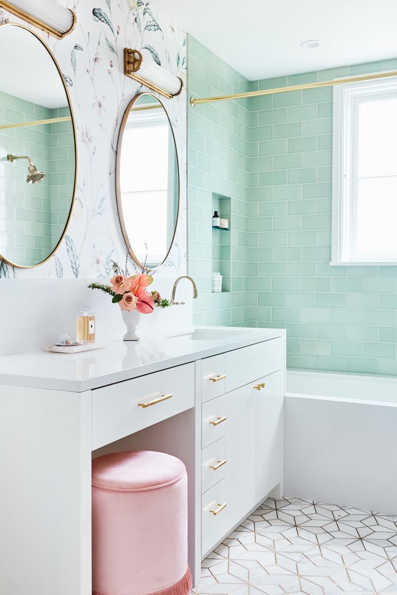 15 Retro Paint Shades Designers Are Loving Again - Decor Hint Seafoam Green