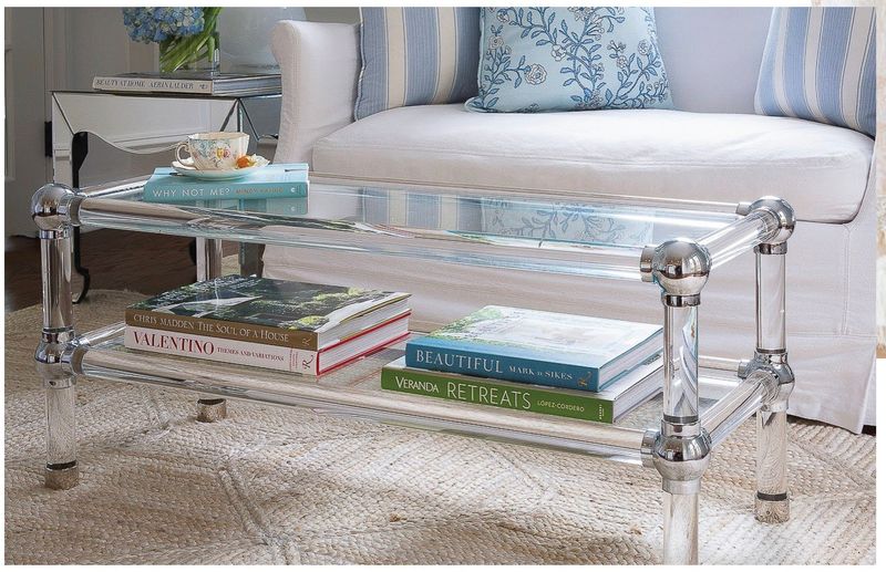 Lucite Is The Stylish Furniture With Lasting Appeal, Designers Share Top Styling Tips - Decor Hint Accessorizing Lucite Pieces Without Overwhelming Their Beauty