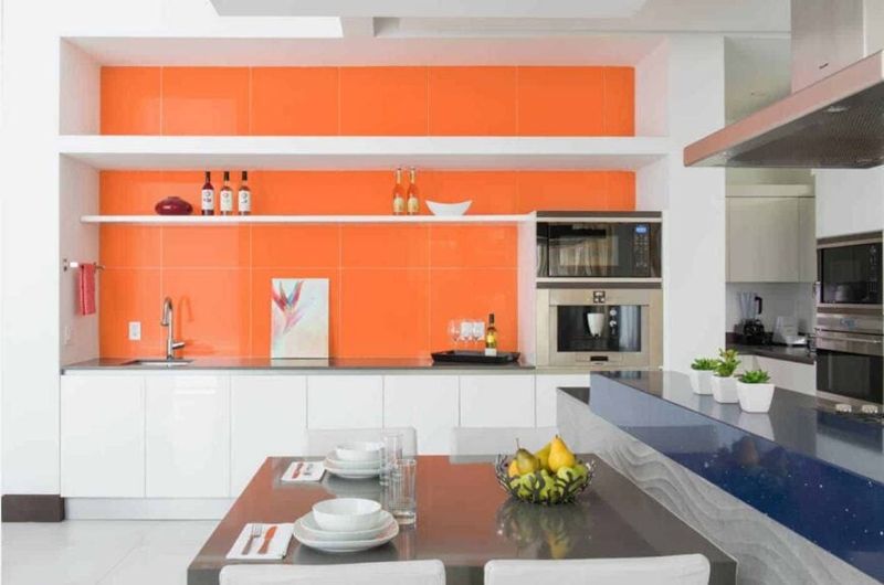 Kitchen Paint Colors That Designers Say To Skip - Decor Hint Fluorescent Orange