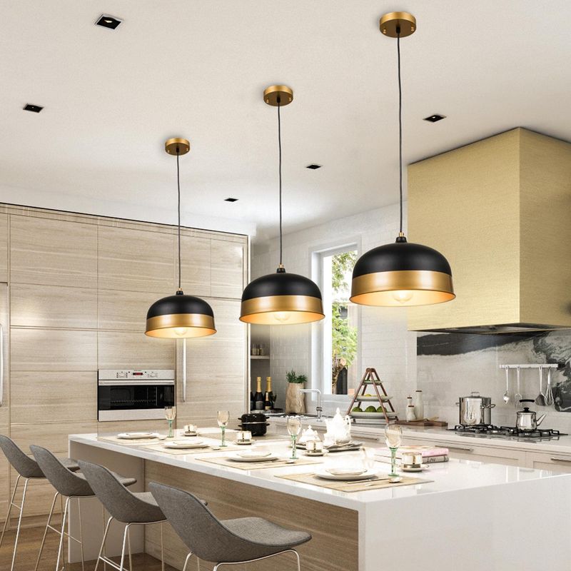 7 Design Mistakes Making Your Home Feel Smaller - Decor Hint Low-Hanging Light Fixtures