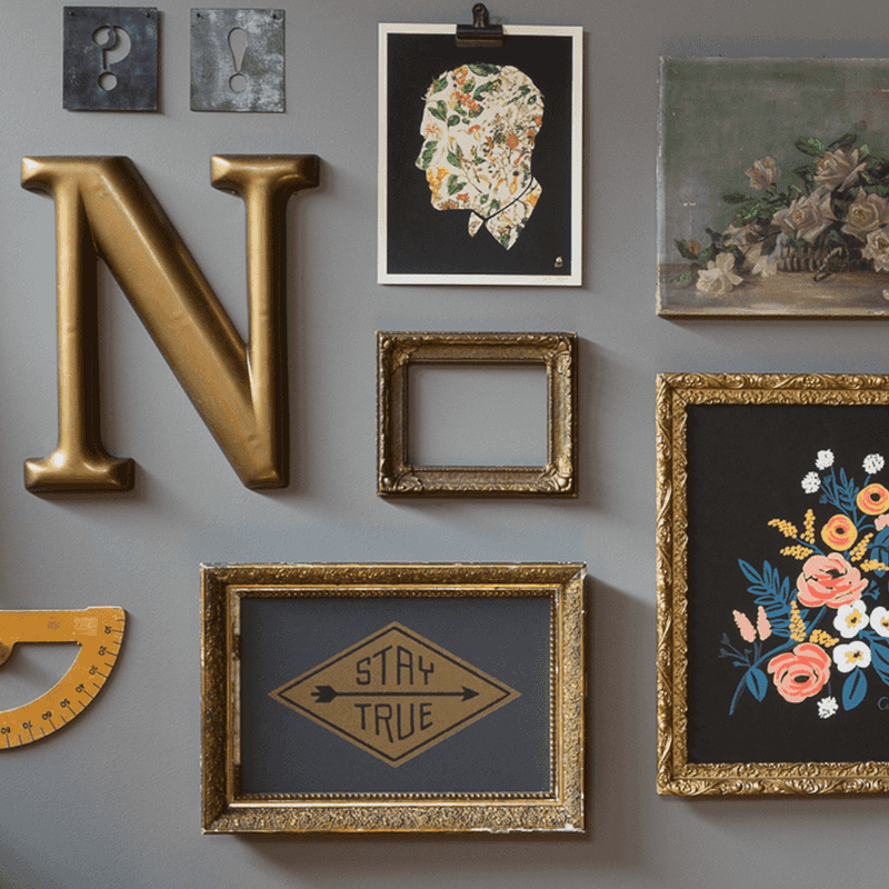 Display Personal Mementos And Photographs