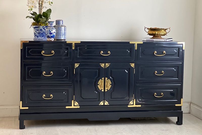 10 Furniture Styles That Are Losing Value In Antique Markets - Decor Hint 1980s Lacquered Furniture