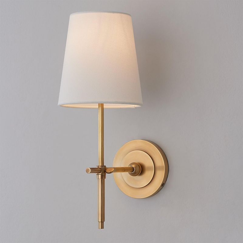 Timeless Lighting Fixtures Found In Charleston Historic Homes - Decor Hint Gilded Sconces with Fabric Shades