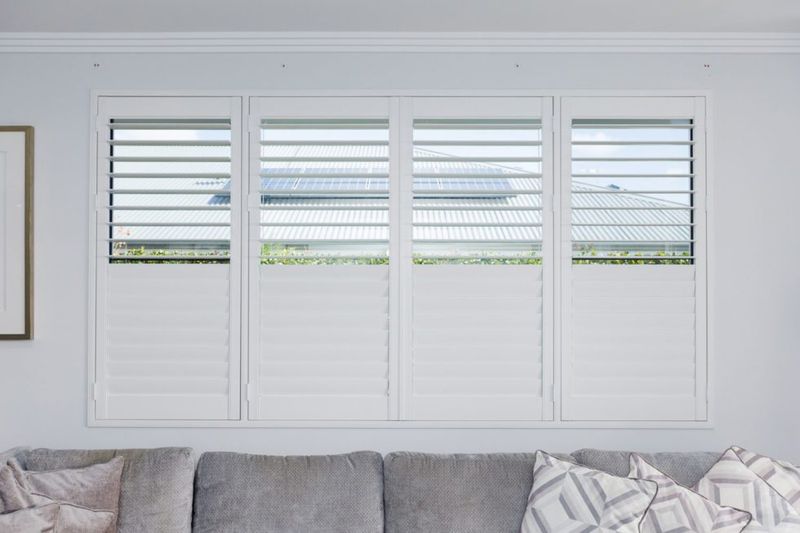 18 Gorgeous Window Treatment Ideas From Joanna Gaines You'll Want To Steal - Decor Hint Classic Plantation Shutters