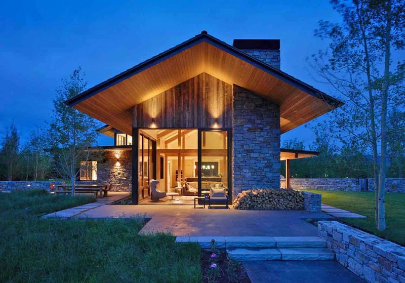 12 Of The Best Mountain-Style House Plans Combining Rustic And Contemporary Design - Decor Hint Stone and Steel Harmony