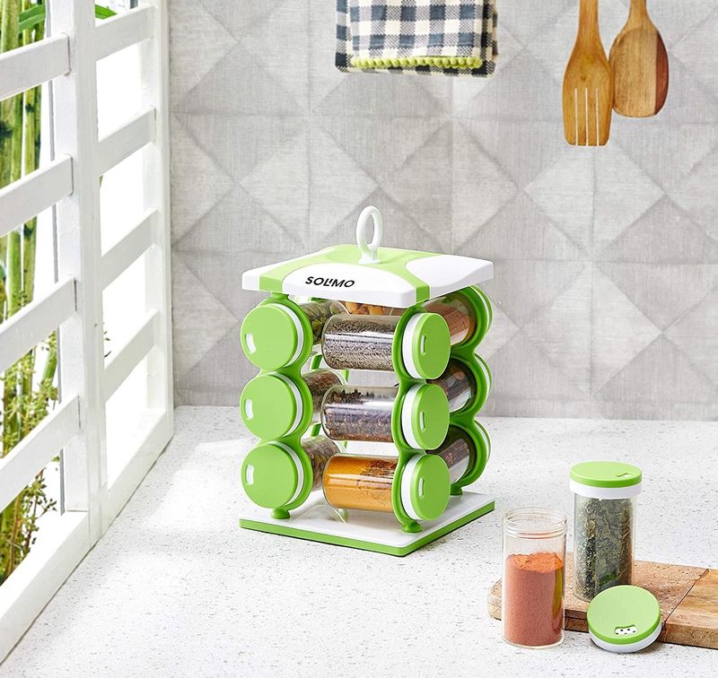 17 House Items Boomers Should Give Up Already (Plus 4 They Should Never Have Had) - Decor Hint Spinning Spice Racks
