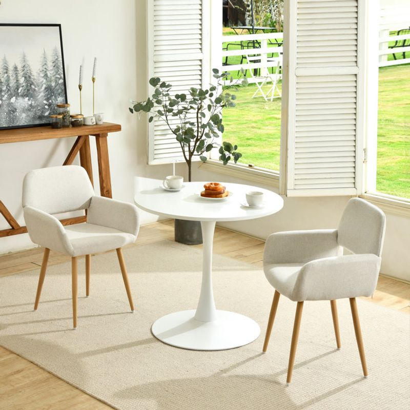 16 Tiny Room Layouts That Just Work - Decor Hint Small Round Dining Table with Two Chairs