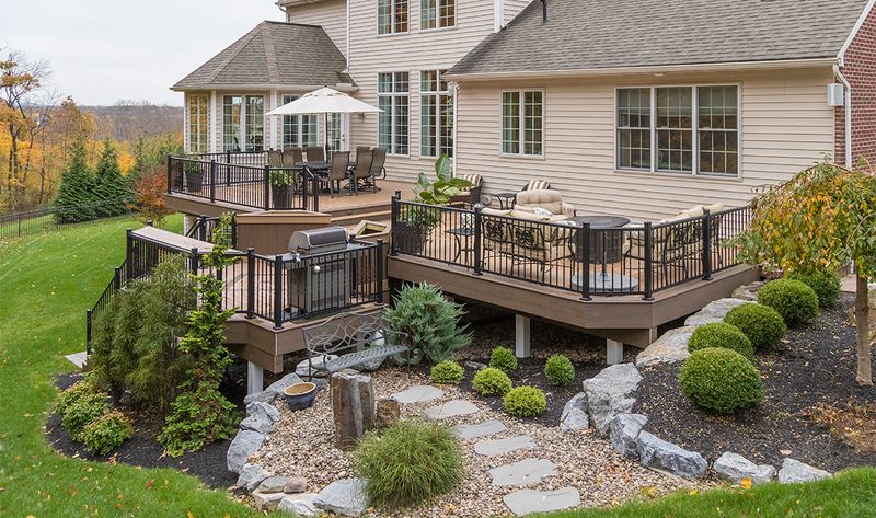 Outdoor Living Room Ideas: 16 Ways To Maximise Any Outdoor Space - Decor Hint Multi-level Decking