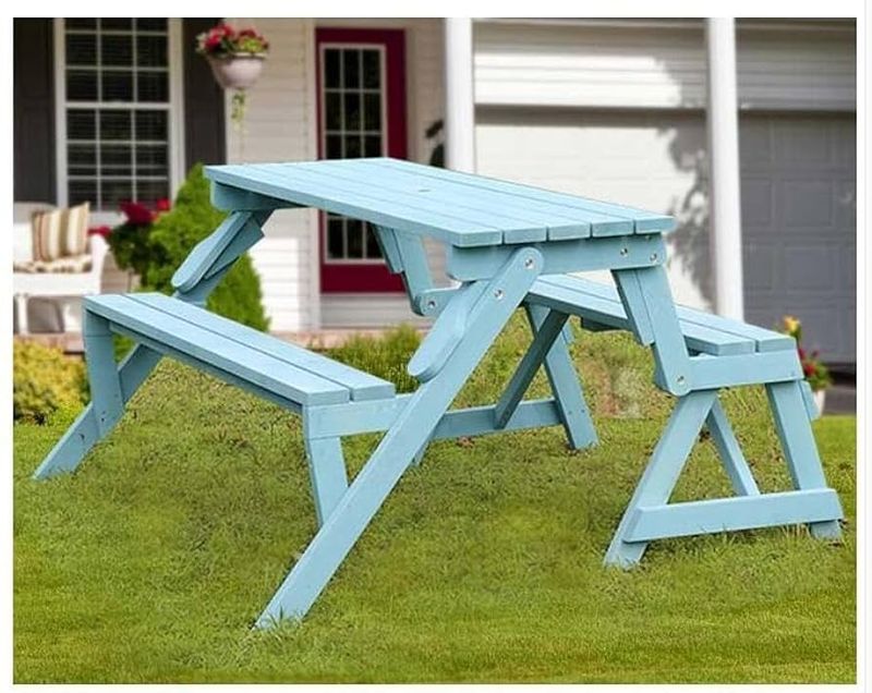 11 Gorgeous Garden Benches For Your Backyard Escape - Decor Hint Convertible Table Bench