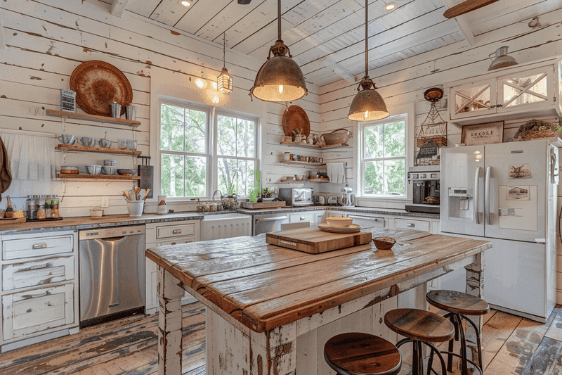 Whitewashed Wood Finishes
