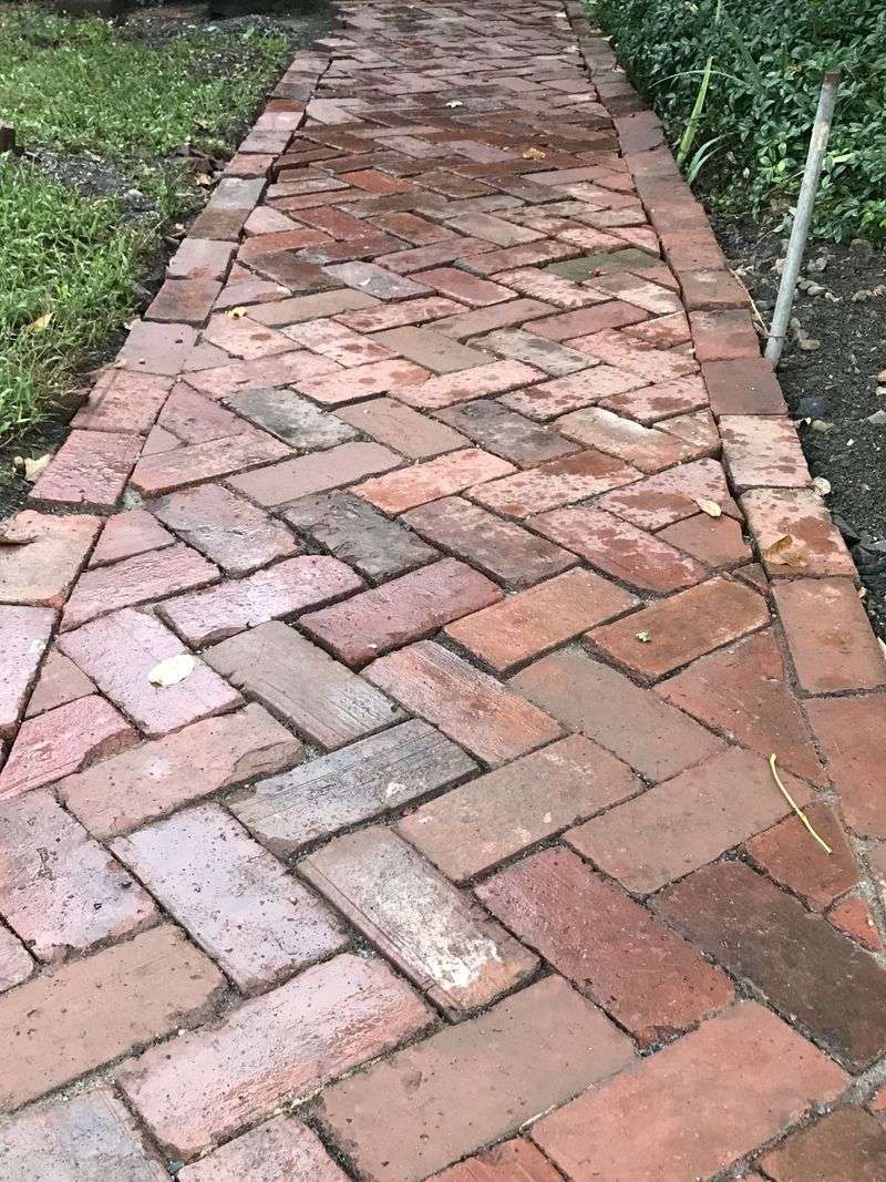 21 Innovative Walkway Designs That Will Spice Up Your Backyard - Decor Hint Herringbone Brick Path