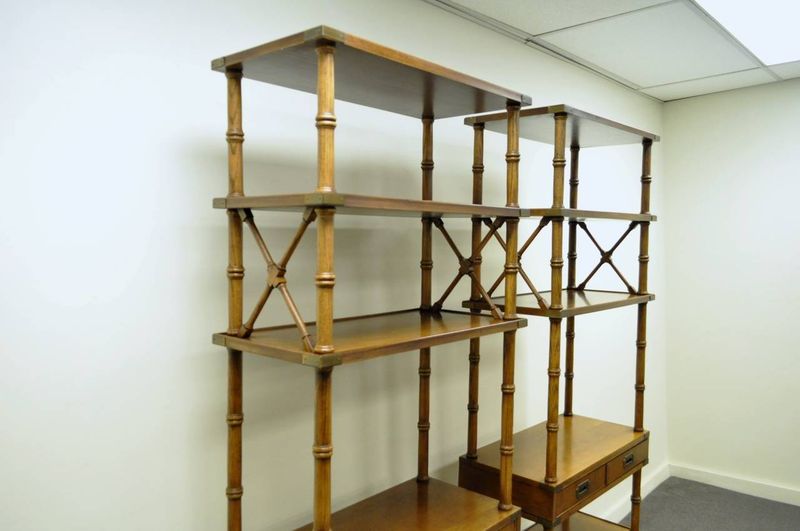 Timeless Vintage Finds That Show Georgia Furniture Trends Are Here To Stay - Decor Hint Mid-Century Regency Faux Bamboo Etageres
