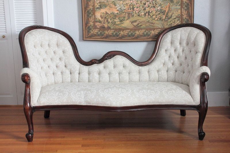 Ornate Victorian Settees