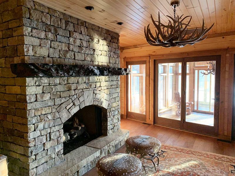 These 10 Rustic Decorating Trends Are Thriving In Alaska's Unique Homes - Decor Hint Stone Fireplaces with Local Rock