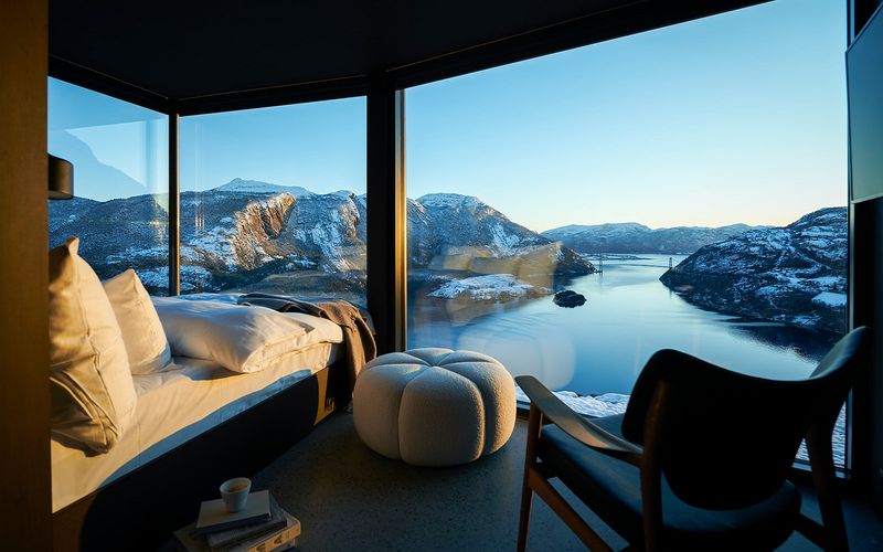 Glass-Walled Wonder in Norway's Fjords