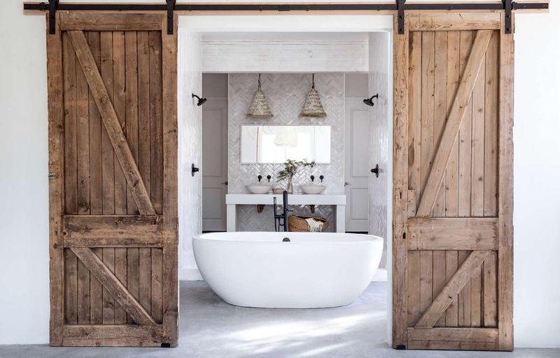 Step Inside A Tiny House Apartment That Radiates Classic American Charm - Decor Hint Clever Bathroom With Vintage-Modern Fusion