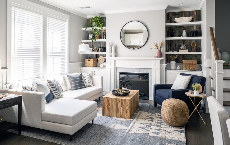 12 Living Room Layout Mistakes Designers Want You To Stop Making - Decor Hint Using a Rug That's Too Small