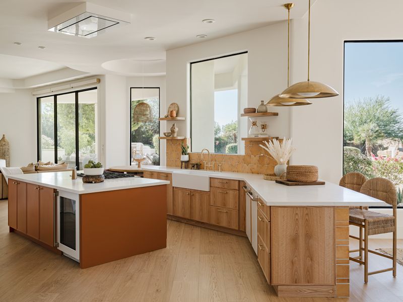 12 Kitchen Colors Designers Say You Should Try In 2025 Instead Of Many Shades Of Green (Plus 6 More Gorgeous Shades) - Decor Hint Terracotta Orange