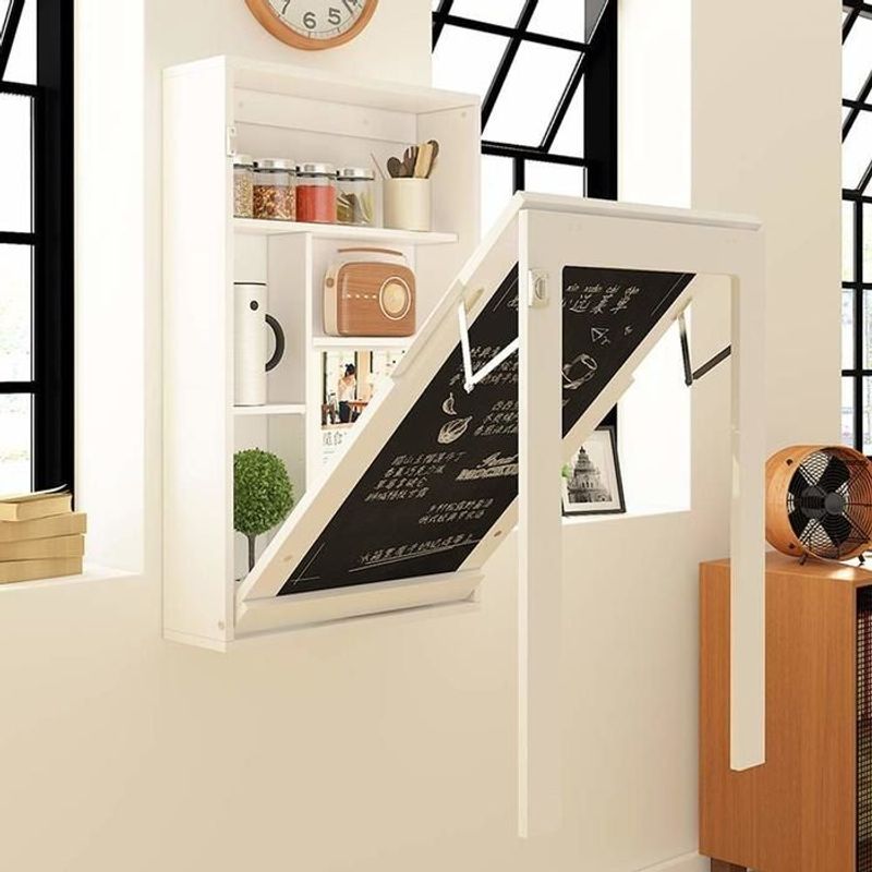16 Tiny Room Layouts That Just Work - Decor Hint Fold-Down Dining Table for Compact Kitchens