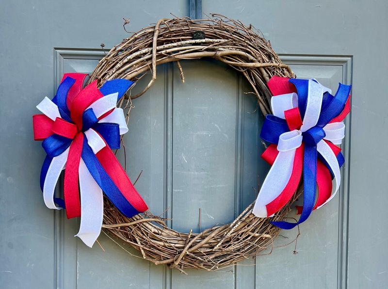 Rustic Twig and Ribbon Wreaths
