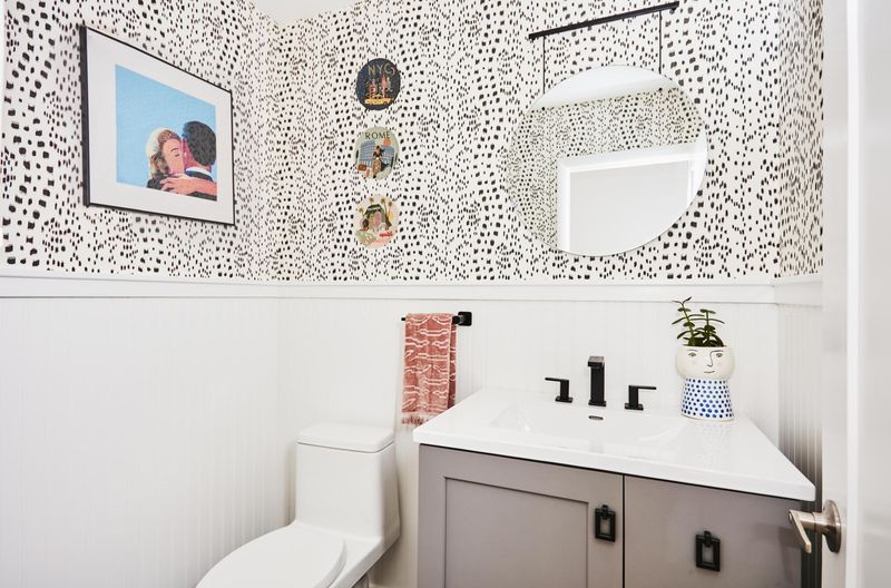 19 Smart Ways To Use That Space Above The Toilet - Decor Hint Decorative Wall Art Or Prints