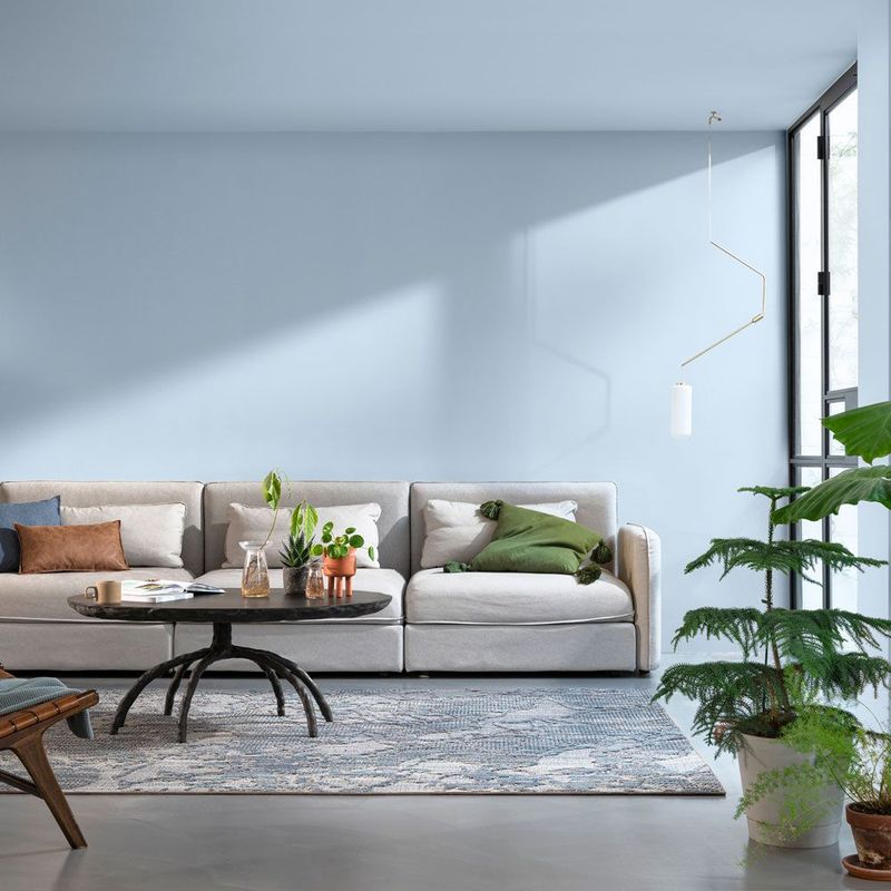 Deep Navy In Small Rooms – Try Airy Powder Blue Instead
