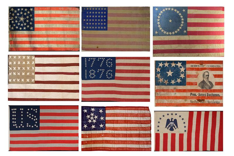 Make Your Fourth Sparkle With These 16 Red White & Blue Decor Tips - Decor Hint Vintage Flag Decor