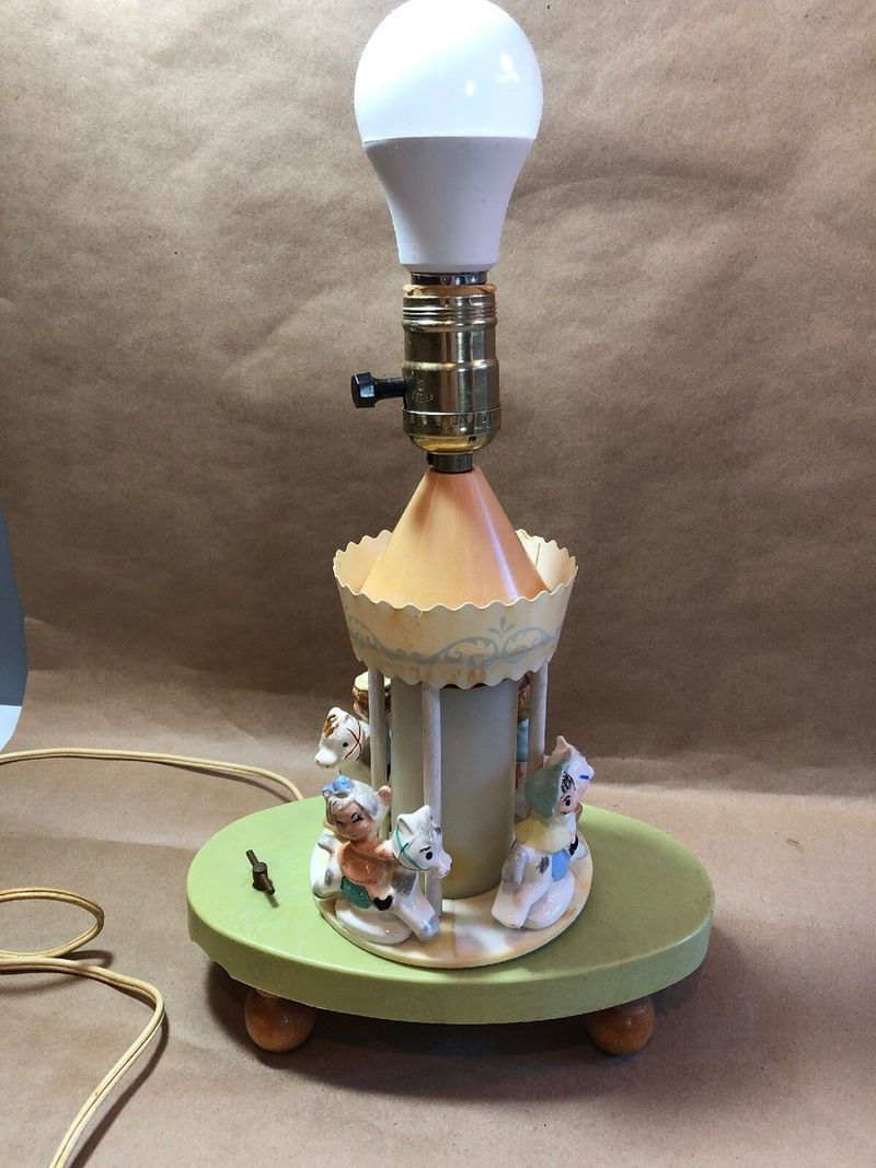 Chipped China Lamp Bases Completely Worthless