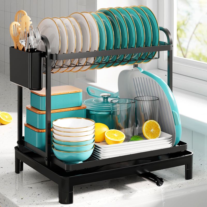 6 Kitchen Items That Bring Down Your Look And 6 That Instantly Upgrade It, According To Designers - Decor Hint Plastic Dish Draining Racks