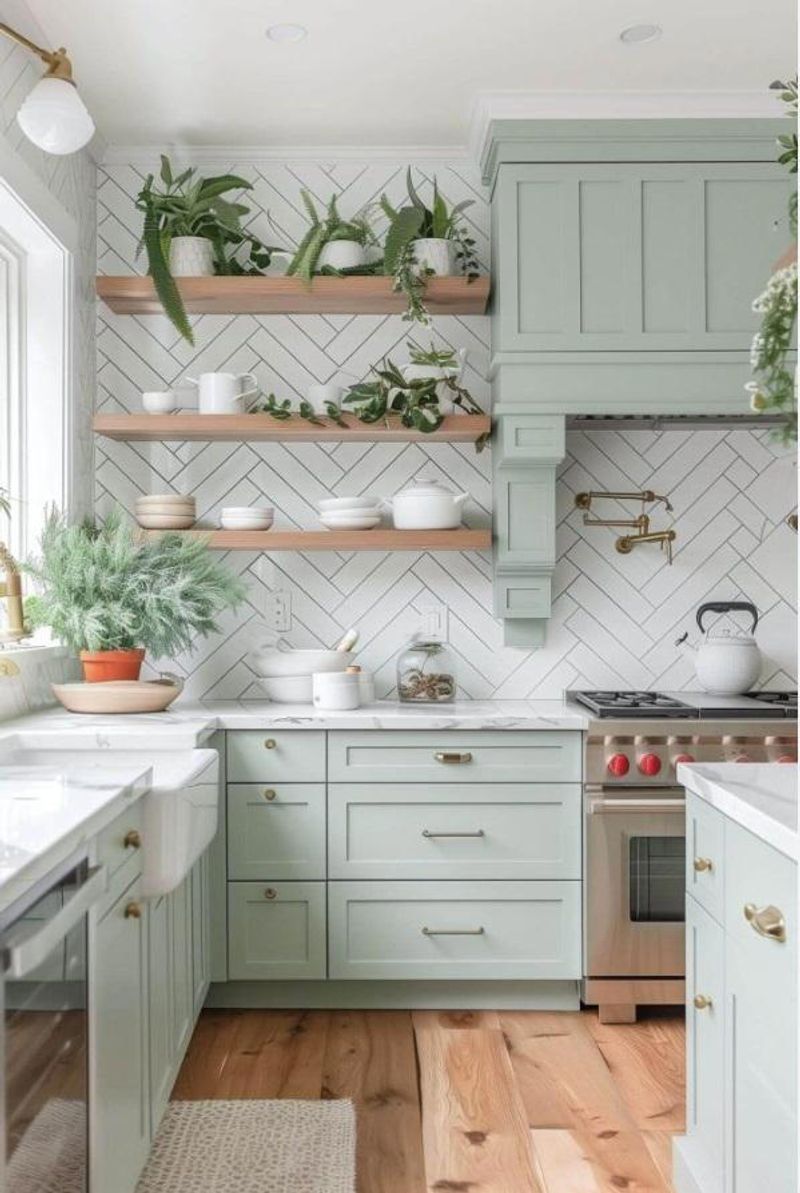 16 Kitchen Shades Chicago Kitchens Are Ditching In 2025 (Plus 4 That Were Never Cool) - Decor Hint Mint Green Loses Its Freshness