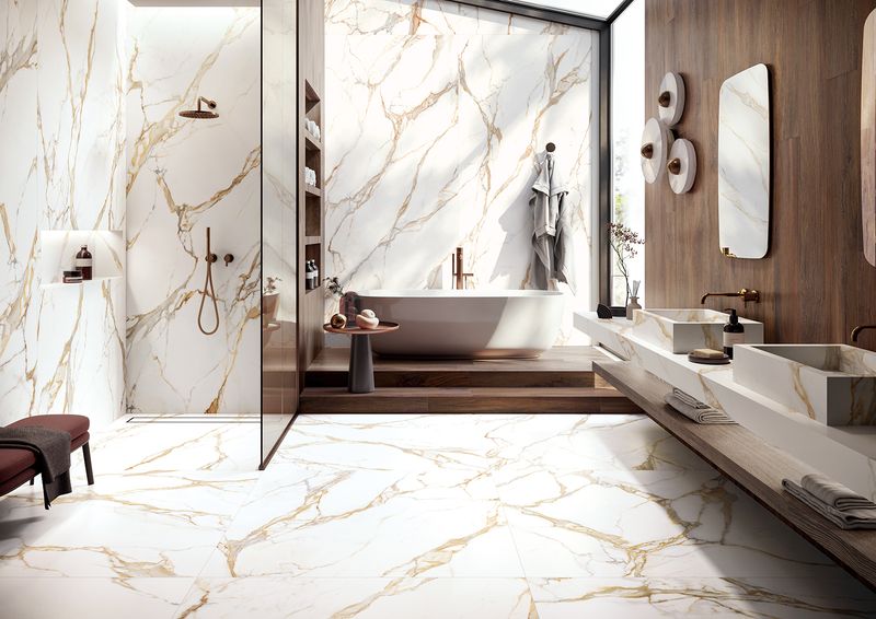 22 Luxury-Look Floors To Suit Every Budget - Decor Hint Porcelain Tile Marble Look