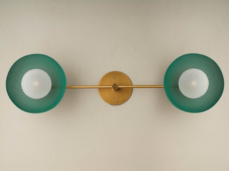 Modern Meets Rustic Lighting Designs Common In Arizona Homes - Decor Hint Iron Wall Sconces With Turquoise Accents