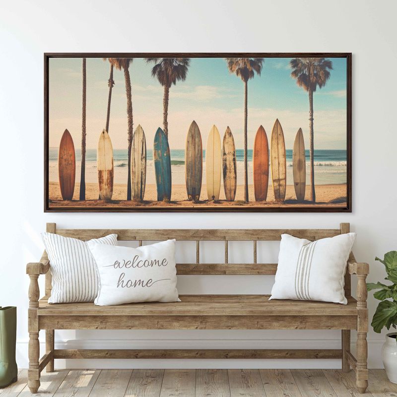 Retro Surfboards as Decor