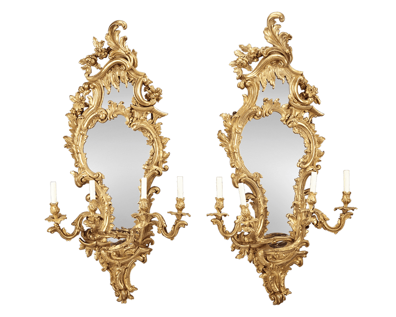 16 Antique Mirrors That Are Worth More Than You Think - Decor Hint French Louis XV Gilt Mirrors