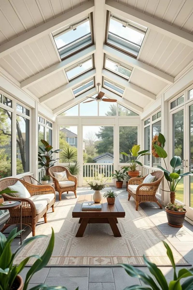 24 Screened-In Porch Ideas That Will Make Your Home The Ultimate Retreat - Decor Hint Skylights for Natural Light