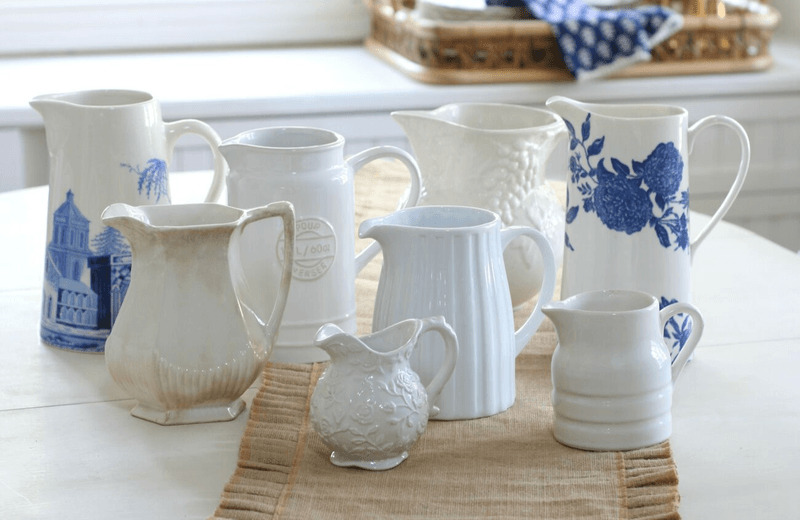 22 French Country Decor Ideas For Every Room - Decor Hint Ceramic Pitchers