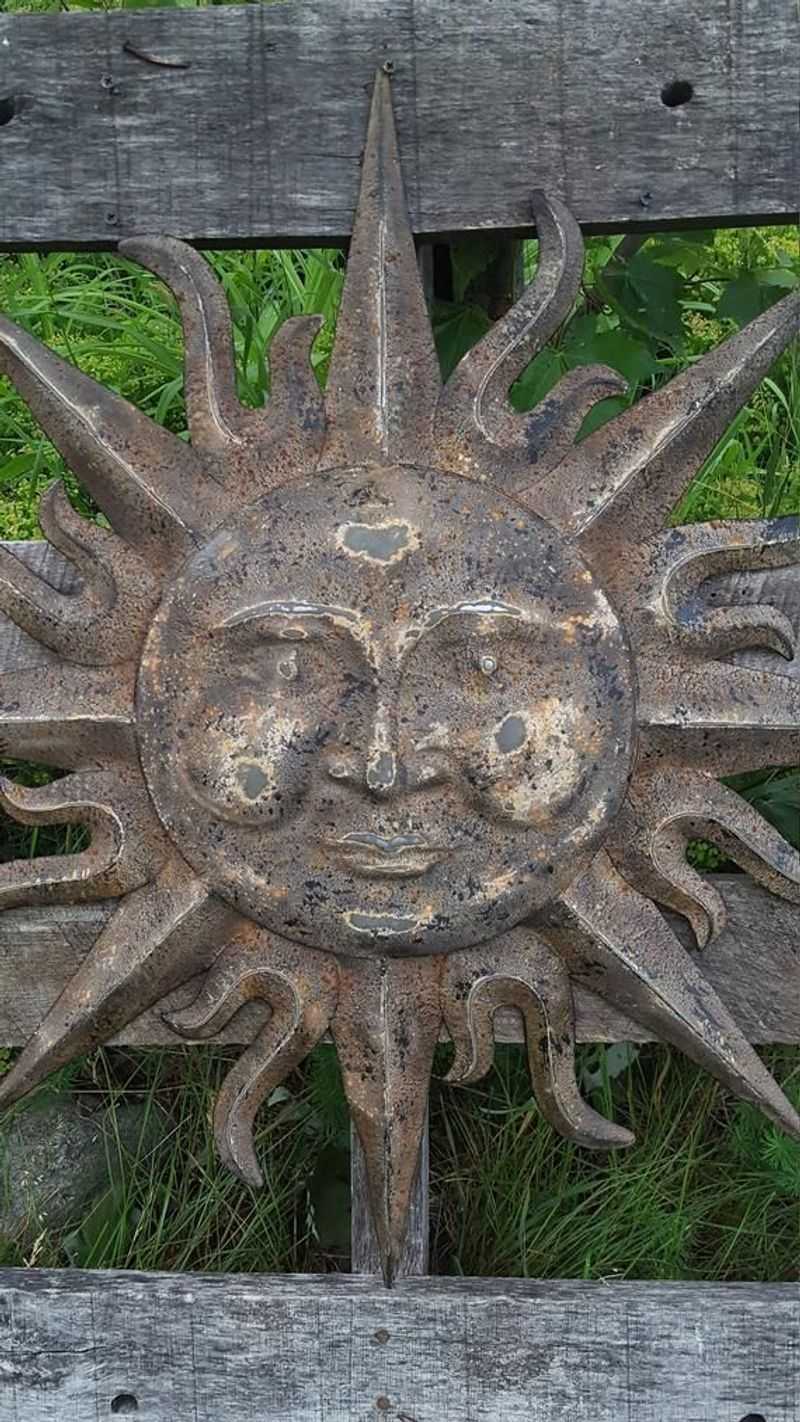 Metal Sun Wall Art