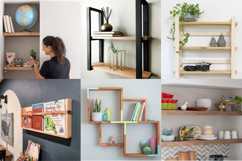 30 Smart Home Decorating Ideas That Cost Almost Nothing - Decor Hint Floating Book Shelves