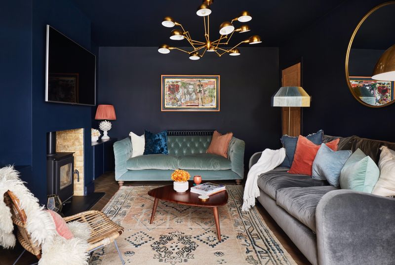 Navy Blue In Small Spaces