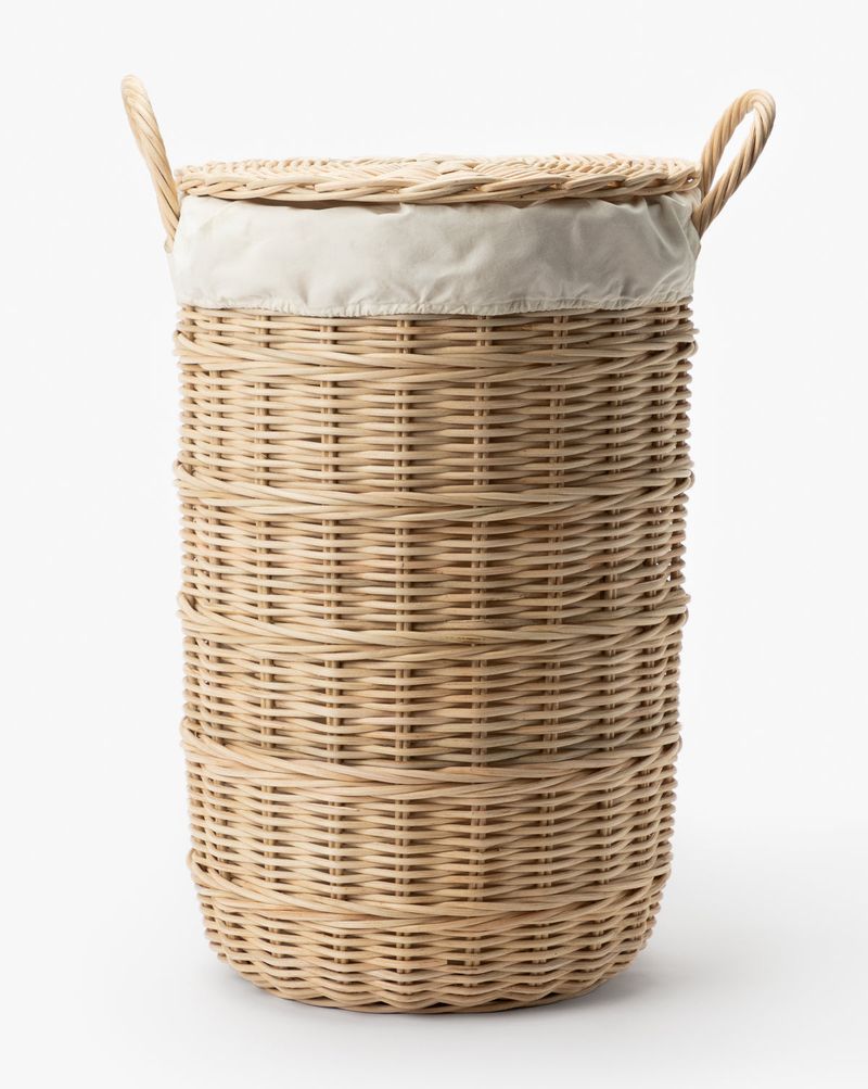 Woven Rattan Basket Hamper