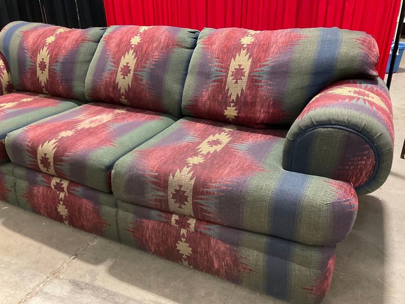 20 Couch Styles That Are So Cringe, According to Designers - Decor Hint Southwestern Print Sleeper Sofas