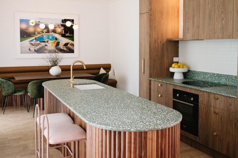 Terrazzo and Green Combination