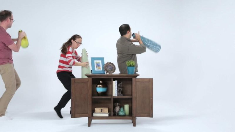 Particle Board Entertainment Centers