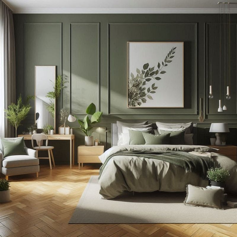 Looking To Refresh Your Bedroom Try These 10 Trusted Colors And 5 Designer Favorites - Decor Hint Olive Green