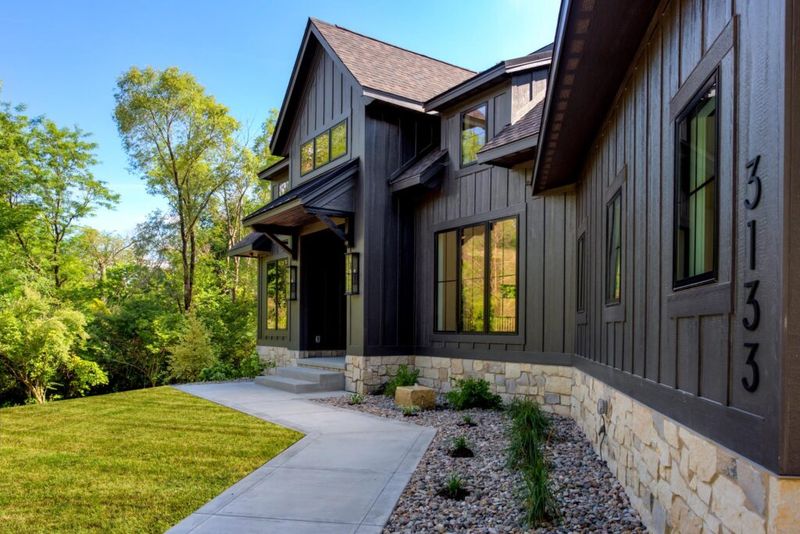 Modern Farmhouse Vibes: 11 Outdoor Looks Borrowed From 2025's Best Iowa Homes - Decor Hint Board And Batten Siding Details