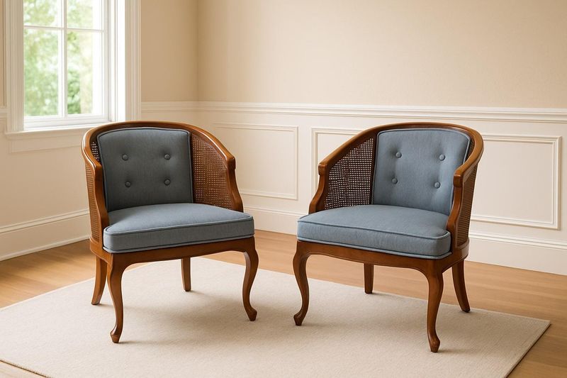 11 Cherished Grandma's Furniture Finds That Still Shine (And 7 That Fell Flat) - Decor Hint Cane-Back Accent Chairs